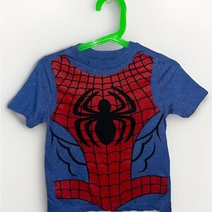 Spider Web Blue and Red Kids Costume T-Shirt